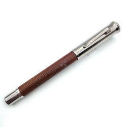 【庫新品】Graf von Faber-Castell 輝柏伯爵早期圖徽款｜巴西蘇木鋼筆｜EF尖｜筆蓋頂錢幣紋設計