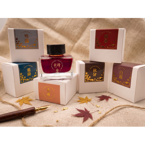 臺灣 IWI 蒙恬 色澤系列 二十四節氣 30ML 墨水（秋冬）
