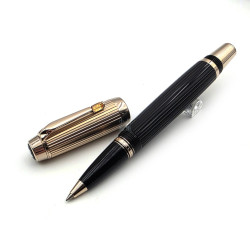 【庫新品】Montblanc 萬寶龍 波西米亞 Bohème Doué Ligne 黃水晶 金蓋 鋼珠筆101997