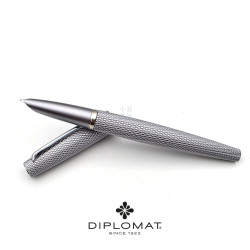 德國 DIPLOMAT 迪波曼 Viper 毒蛇 鋼筆（銀白 不鏽鋼尖）