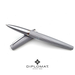 德國 DIPLOMAT 迪波曼 Viper 毒蛇 鋼珠筆（銀白）