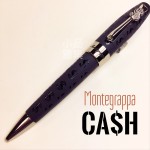 義大利 萬特佳 Montegrappa Ca$h 銀色 原子筆