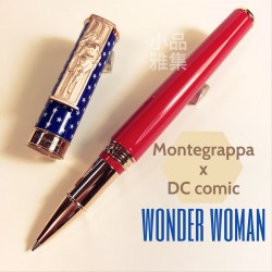 義大利Montegrappa萬特佳 x DC Comics 聯名款 鋼珠筆（Wonder woman神力女超人）