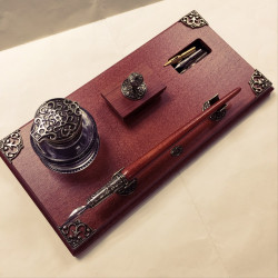 義大利 Bortoletti set91 沾水筆+墨水瓶+壓墨器+筆檯+沾水筆尖 組合 義大利 Bortoletti set91 沾水筆+墨水瓶+壓墨器+筆檯+沾水筆尖 組合