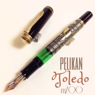 德國 Pelikan 百利金 m700 Toledo 小金雕 18K金 鋼筆 德國 Pelikan 百利金 m700 Toledo 小金雕 18K金 鋼筆