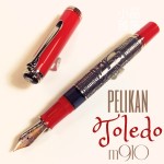德國 Pelikan 百利金 m910 Toledo 純銀 大紅銀鵰 18K金 鋼筆