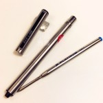 日本 Platinum 白金 老款BEE-LINE 特殊出芯 不鏽鋼原子筆