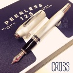 CROSS 高仕Peerless 125 尊爵125系列 鍍白金 18K金 鋼筆（銀夾款）