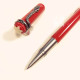 德國 Montblanc 萬寶龍 110 周年 傳承系列 "Rouge et Noir"  紀念鋼珠筆（珊瑚紅）