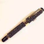 日本 Sailor 寫樂 甲州印傳 鞘形 14k金 鋼筆 