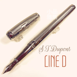 法國 S.T. DUPONT 都彭 LINE D系列 PALLADIUM 14K鋼筆(網點款) 法國 S.T. DUPONT 都彭 LINE D系列 PALLADIUM 14K鋼筆(網點款)
