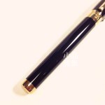 法國 S.T. DUPONT 都彭 LINE D系列 BLACK LACQUER & Gold 14K鋼筆