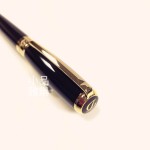 法國 S.T. DUPONT 都彭 LINE D系列 BLACK LACQUER & Gold 14K鋼筆