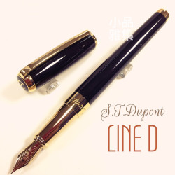 法國 S.T. DUPONT 都彭 LINE D系列 BLACK LACQUER & Gold 14K鋼筆 法國 S.T. DUPONT 都彭 LINE D系列 BLACK LACQUER & Gold 14K鋼筆