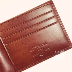 法國 S.T. DUPONT 都彭 六卡褐色真皮 短夾(單層鈔票夾) #180100 法國 S.T. DUPONT 都彭 六卡褐色真皮 短夾(單層鈔票夾) #180100
