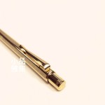 瑞士卡達Caran d'Ache ECRIDOR 艾可朵 CHEVRON V型麥紋 鍍金 原子筆