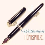 法國 Waterman 雋雅系列 鋼筆（亮黑桿銀夾款）