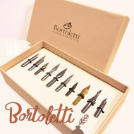義大利 Bortoletti 沾水筆 set100 筆尖組(綜合10支一組) 義大利 Bortoletti 沾水筆 set100 筆尖組(綜合10支一組)