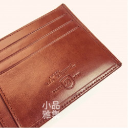 法國 S.T. DUPONT 都彭 褐色六卡 真皮短夾(雙層鈔票夾)180102 法國 S.T. DUPONT 都彭 褐色六卡 真皮短夾(雙層鈔票夾)180102
