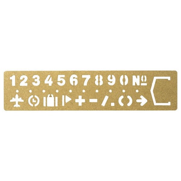 日本 MIDORI 數字描字規
