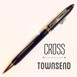 Cross 高仕townsend 濤聲系列 黑琺瑯 原子筆(金夾) Cross 高仕townsend 濤聲系列 黑琺瑯 原子筆(金夾)