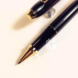 CROSS 高仕TOWNSEND 濤聲系列 黑琺瑯鋼珠筆(金夾) CROSS 高仕TOWNSEND 濤聲系列 黑琺瑯鋼珠筆(金夾)