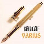 瑞士卡達Caran d'Ache VARIUS 維樂斯 IVANHOE 鎧甲(金)18k鋼筆
