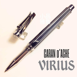瑞士卡達Caran d'Ache VARIUS 維樂斯 CHINA BLACK 中國漆(黑色)銀款 鋼珠筆 瑞士卡達Caran d'Ache VARIUS 維樂斯 CHINA BLACK 中國漆(黑色)銀款 鋼珠筆