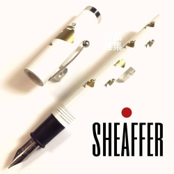 西華 Sheaffer USA庫存新品 書寫鋼筆（金色圖騰）送小品不織布筆套