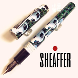 西華 Sheaffer USA庫存新品 書寫鋼筆（足球）送小品不織布筆套