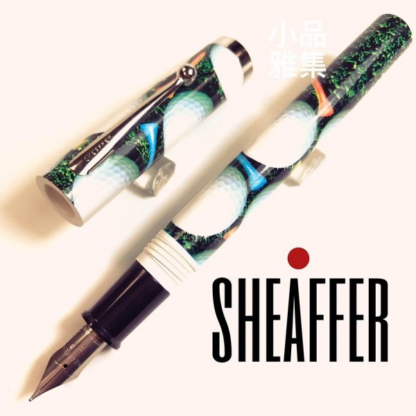 西華 Sheaffer USA庫存新品 書寫鋼筆（高爾夫球）送小品不織布筆套