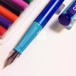 日本 COLTE 國民鋼筆＋10色卡式墨水（藍色）