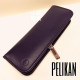 德國 Pelikan 百利金 二支裝 真皮 拉鍊筆套(光滑款)