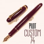 日本 PILOT 百樂 Custom 74 14K金 鋼筆（紅色）