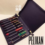 德國 Pelikan 百利金 真皮 拉鍊式筆套（10支裝）