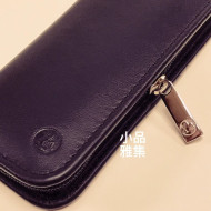 德國 Pelikan 百利金 二支裝 真皮 拉鍊筆套（光滑款）