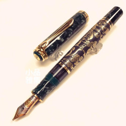 德國 百利金 Pelikan 2001年 限量888支 18K金 925純銀 XUAN WU 玄武 鋼筆  德國 百利金 Pelikan 2001年 限量888支 18K金 925純銀 XUAN WU 玄武 鋼筆