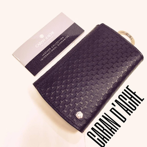 瑞士 CARAN D'ACHE (CDA) 卡達 Type 55 牛皮 鑰匙包