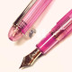 日本 Platinum 白金 #3776 尼斯 NICE LILAS 粉色 透明 鋼筆