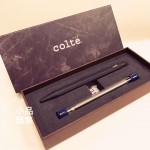 日本 COLTE 八角黃銅 原子筆/鉛筆 兩用款（黑色）