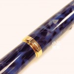 臺灣 MONTREUX 夢多 日本製 馬賽克 鋼筆（藍色）