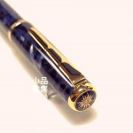臺灣 MONTREUX 夢多 日本製 馬賽克 鋼筆（藍色）