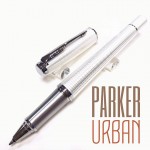 派克 Parker 紳士系列 URBAN 鋼珠筆（格紋白）