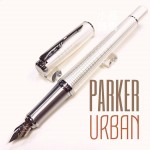 派克 Parker 紳士系列 URBAN 鋼筆（格紋白）