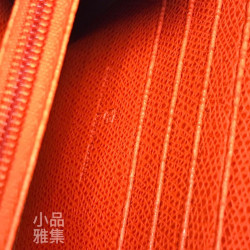 德國Graf von Faber-Castell 經典 壓紋 女用長夾(新色-紅柿子色) 德國Graf von Faber-Castell 經典 壓紋 女用長夾(新色-紅柿子色)