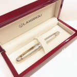 英國 Classic Pens Ltd LAMBROU 925純銀 CP8 Vannerie Limited Edition（編織紋金夾）