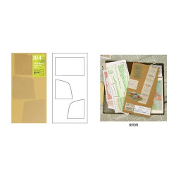日本 MIDORI TRAVELER'S notebook #004 口袋貼紙 日本 MIDORI TRAVELER'S notebook #004 口袋貼紙
