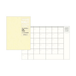 日本 MIDORI TRAVELER'S notebook PA SIZE#006 月間手帳 日本 MIDORI TRAVELER'S notebook PA SIZE#006 月間手帳