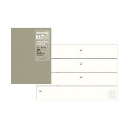 日本 MIDORI TRAVELER'S notebook PA SIZE#007 週間手帳 日本 MIDORI TRAVELER'S notebook PA SIZE#007 週間手帳