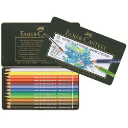 德國 Faber-Castell 輝柏 12色 藝術家級水彩色鉛筆 德國 Faber-Castell 輝柏 12色 藝術家級水彩色鉛筆
